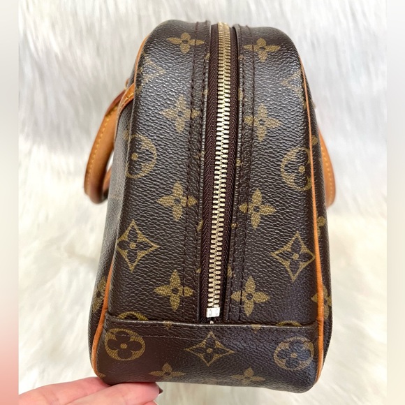 Authenticated Louis Vuitton Trouville Handbag Shoulder Bag Tote Purse - Picture 6 of 16